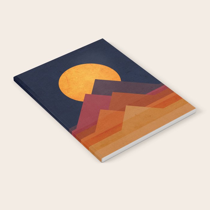 Full moon and pyramid Notebook Gallery Image 2