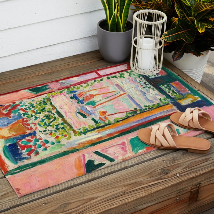 Henri Matisse - The Open Window Outdoor Rug Gallery Image 2