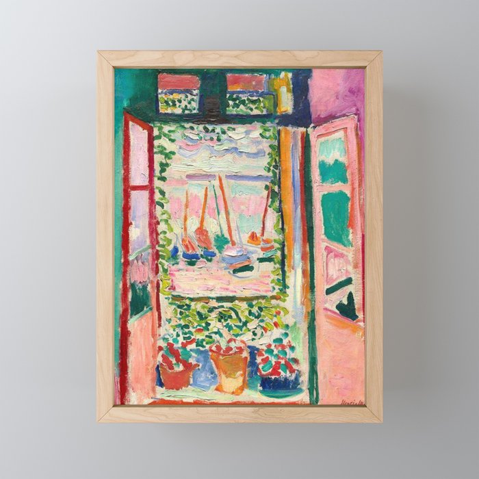 Henri Matisse - The Open Window Mini Art Print Gallery Image 1