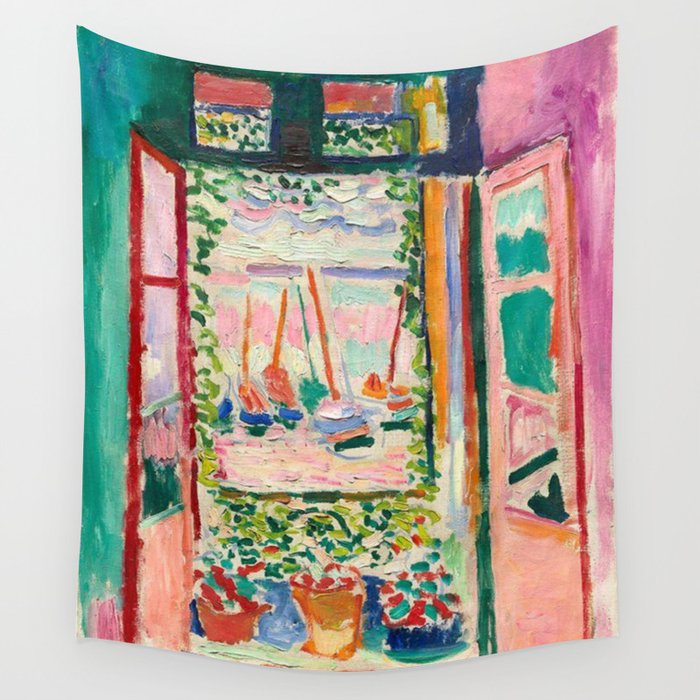 Henri Matisse - The Open Window Wall Tapestry Gallery Image 4