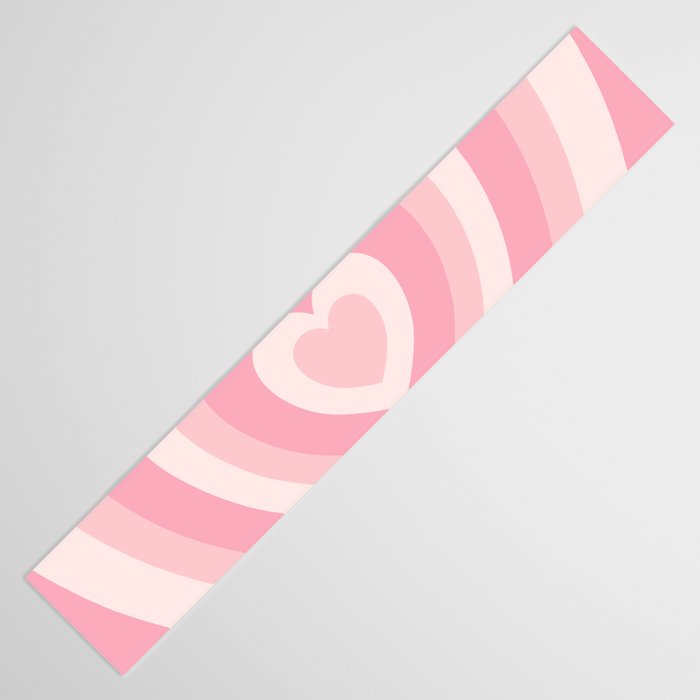 Pink Love Hearts  Table Runner Gallery Image 3