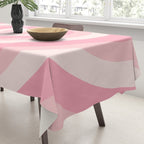 Pink Love Hearts  Tablecloth Gallery Image 3