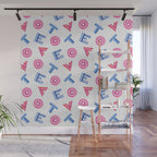 Cast Your Vote | Hand-Lettered Pattern in White Wall Mural Gallery Image 1