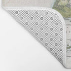 Vintage Map of The Florida Keys (1852) Bath Mat Gallery Image 2