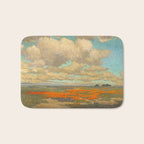 1911 Granville Redmond - A Field of California Poppies Bath Mat Gallery Image 1
