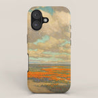1911 Granville Redmond - A Field of California Poppies iPhone Case Gallery Image 1