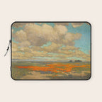 1911 Granville Redmond - A Field of California Poppies Laptop Sleeve Gallery Image 1