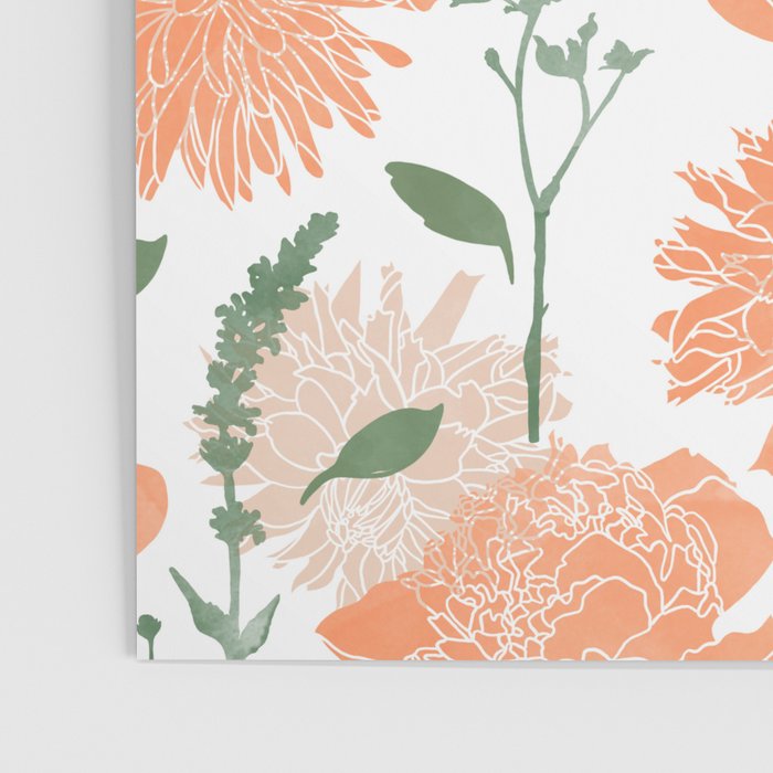Modern floral blooms PGM5 Poster Gallery Image 3