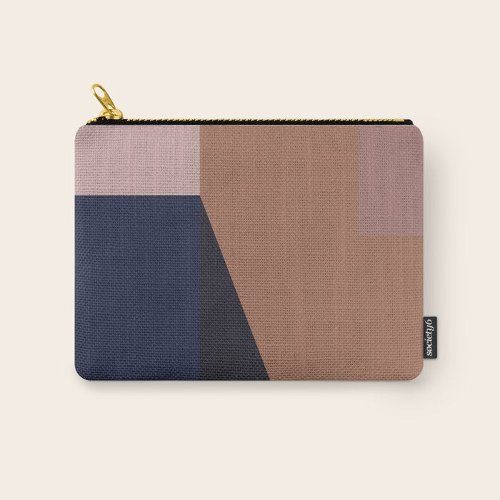 geometric abstract 45 Carry All Pouch Gallery Image 1