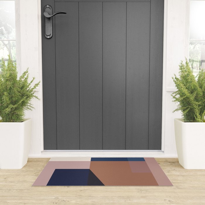 geometric abstract 45 Welcome Mat Gallery Image 3