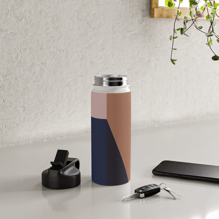 geometric abstract 45 Water Bottle Gallery Image 4