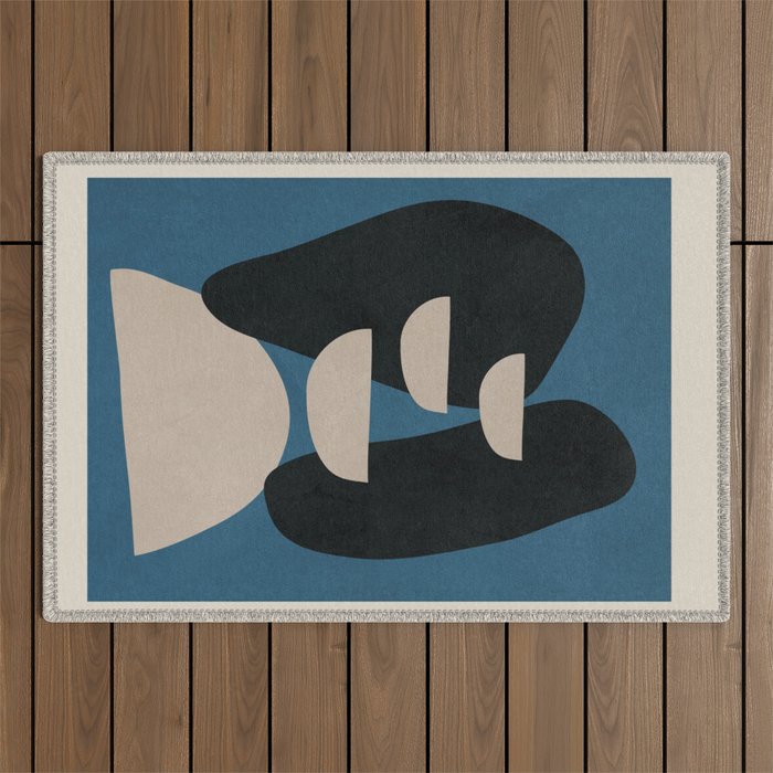 Abstract Balance 9 Outdoor Rug Gallery Image 1