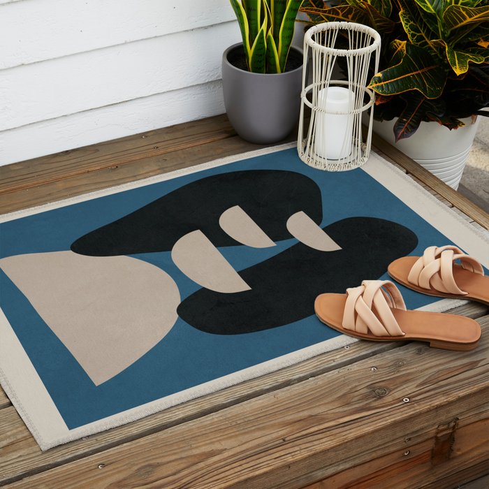 Abstract Balance 9 Outdoor Rug Gallery Image 2