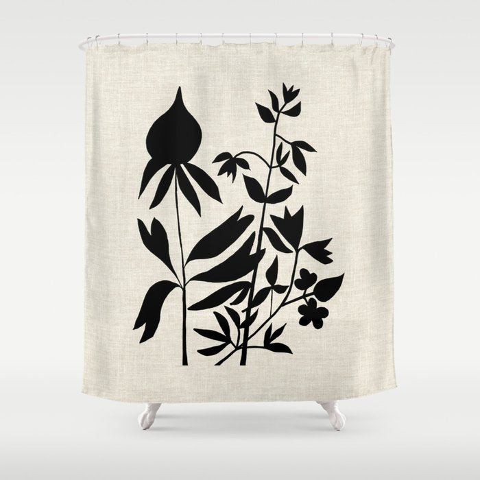 Poppy Bouquet Shower Curtain Gallery Image 1