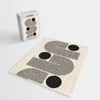 Abstraction_BLACK_LINE_DOT_POP_ART_Minimalism_004D Jigsaw Puzzle Gallery Image 2