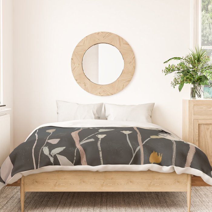 Wildflowers and Dandelions Duvet Cover Gallery Image 3