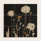 Wildflowers and Dandelions Wood Wall Art Gallery Image 1