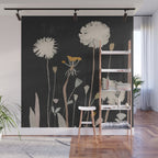 Wildflowers and Dandelions Wall Mural Gallery Image 1