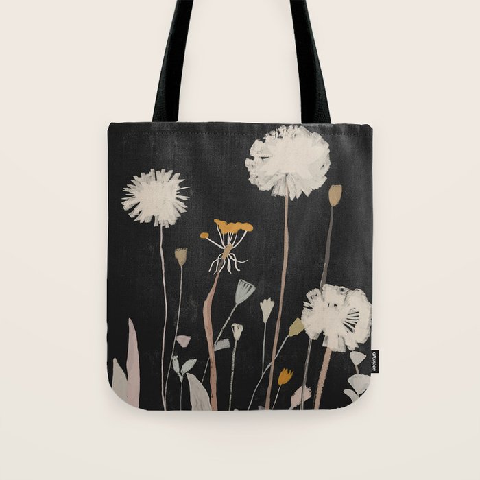 Wildflowers and Dandelions Tote Bag Gallery Image 1
