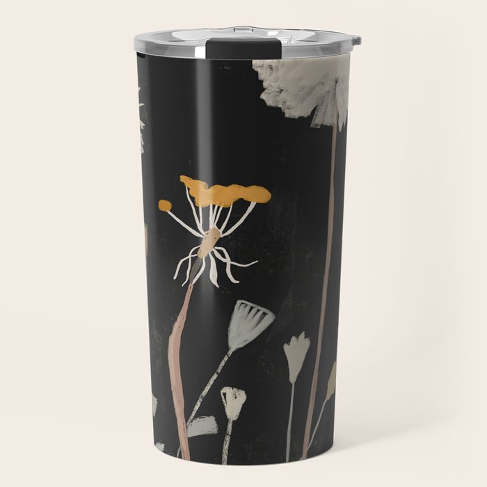 Wildflowers and Dandelions Travel Mug Gallery Image 1