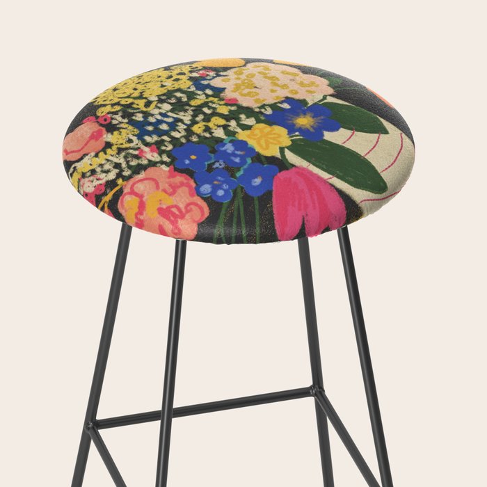 Bright bouquet  Stool Gallery Image 2
