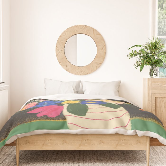 Bright bouquet  Duvet Cover Gallery Image 3