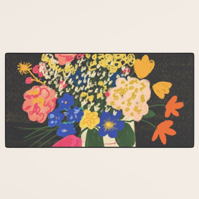 Bright bouquet  Desk Mat Gallery Image 3