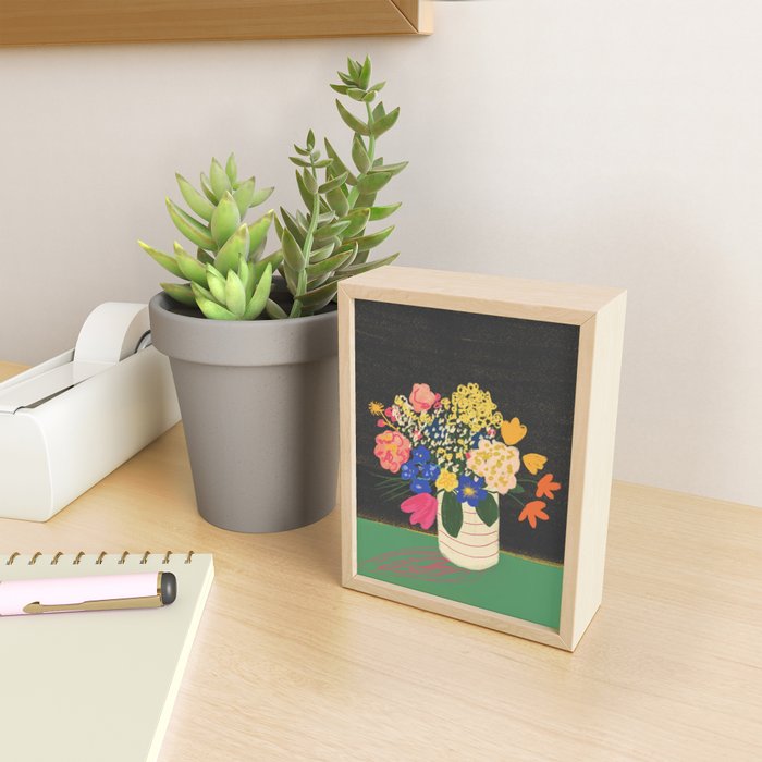 Bright bouquet  Mini Art Print Gallery Image 2