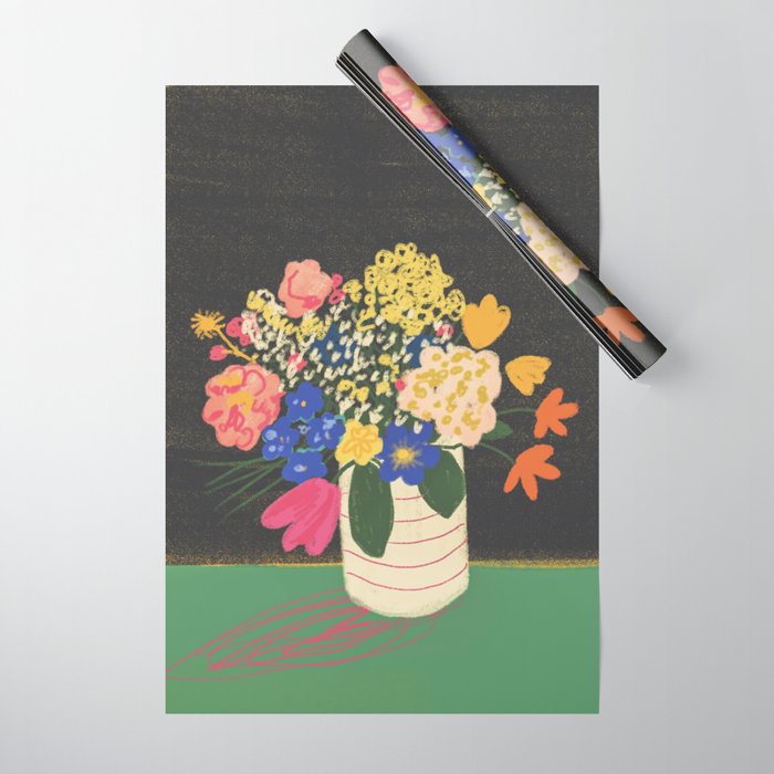 Bright bouquet  Wrapping Paper Gallery Image 1