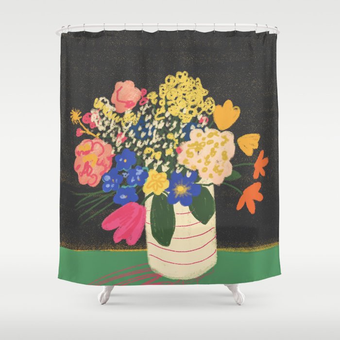 Bright bouquet  Shower Curtain Gallery Image 1