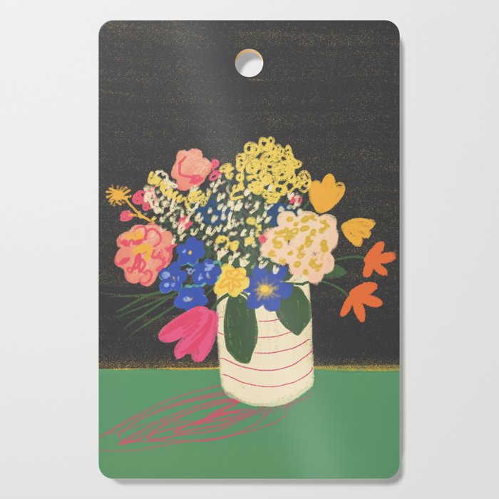 Bright bouquet  Cutting Board Gallery Image 1