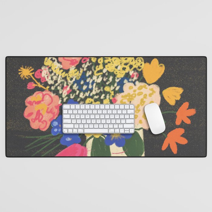Bright bouquet  Desk Mat Gallery Image 1