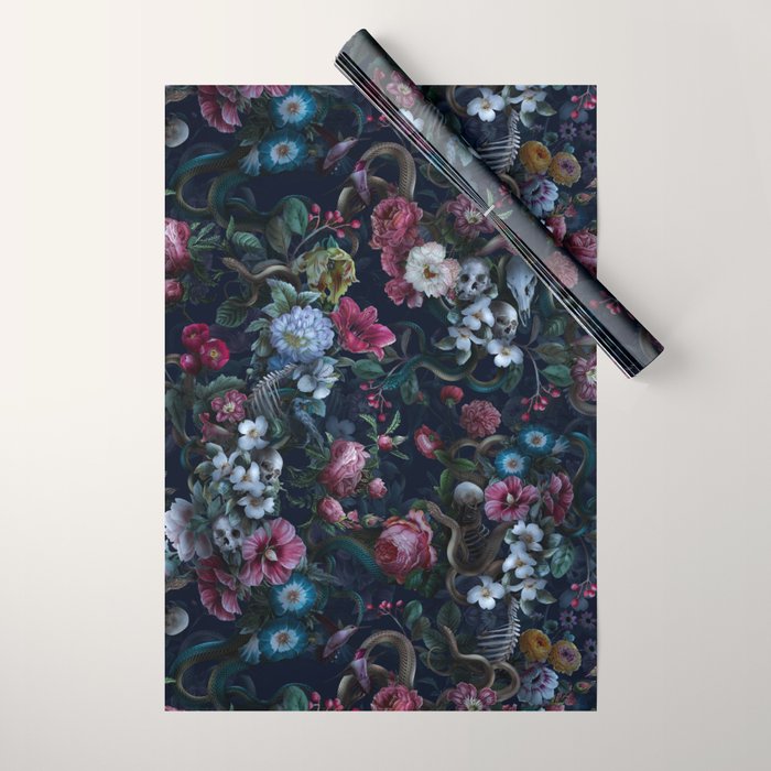 Skulls and Snakes V Wrapping Paper Gallery Image 1