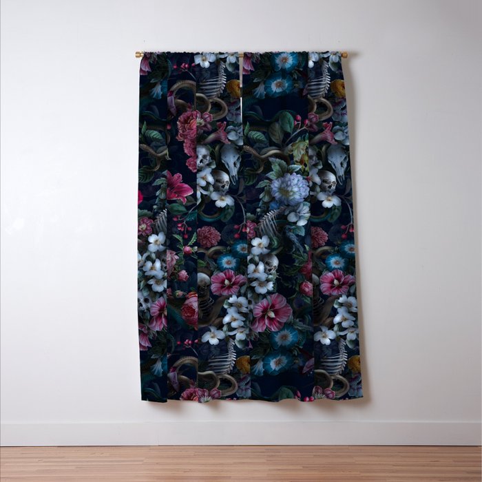 Skulls and Snakes V Window Curtain Gallery Image 3