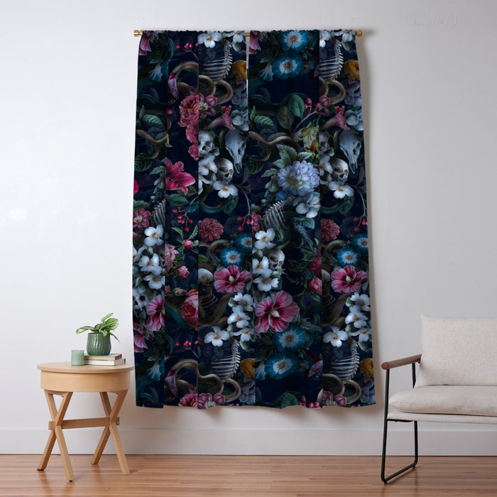 Skulls and Snakes V Window Curtain Gallery Image 5