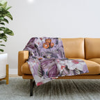 Crocus Petal Throw Blanket Gallery Image 1