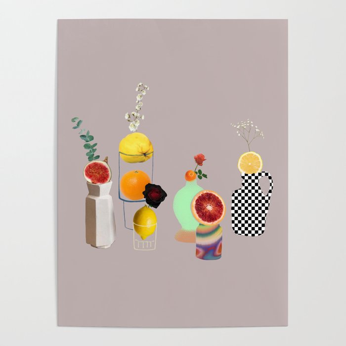 Still Life // Fruits & Flowers Poster Gallery Image 1