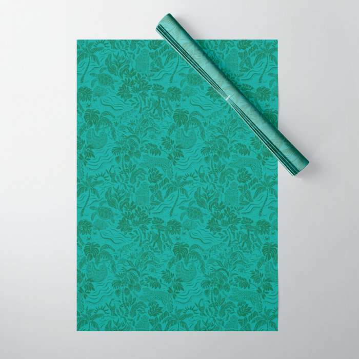 Costa Rica Vida Verde Wrapping Paper Gallery Image 1