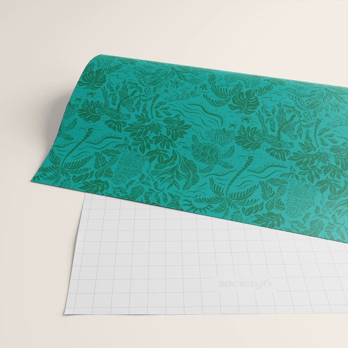 Costa Rica Vida Verde Wrapping Paper Gallery Image 2