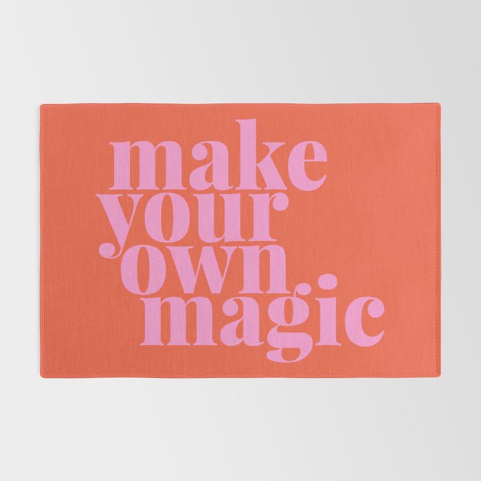 Make Your Own Magic | Pink and Orange Rug Gallery Image 2