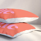 Make Your Own Magic | Pink and Orange Pillow Sham Gallery Image 3