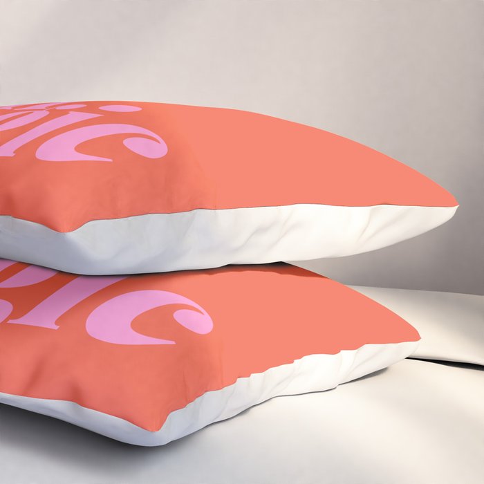 Make Your Own Magic | Pink and Orange Pillow Sham Gallery Image 3