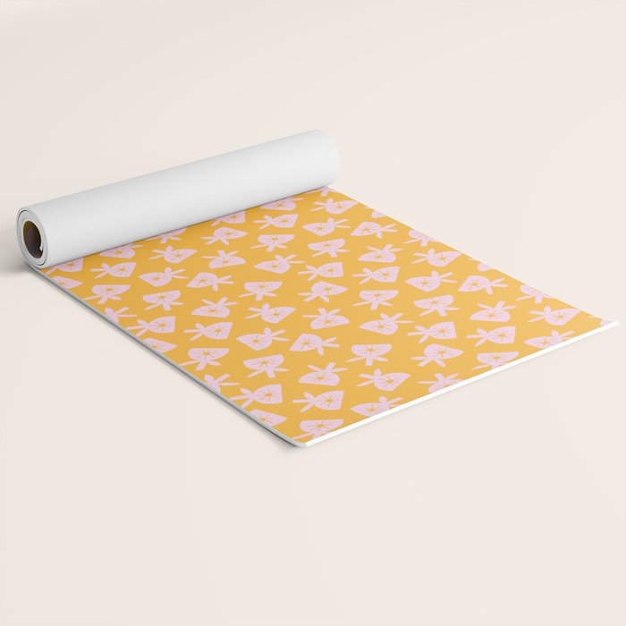 Mod Scattered Buds Yoga Mat Gallery Image 2