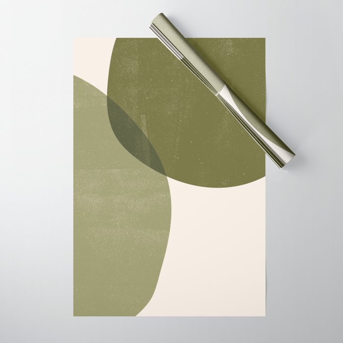 Minimal Semicircles Wrapping Paper Gallery Image 1