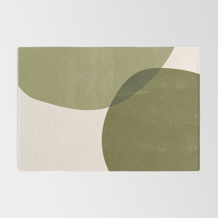Minimal Semicircles Rug Gallery Image 2