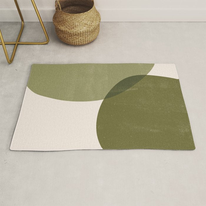 Minimal Semicircles Rug Gallery Image 1