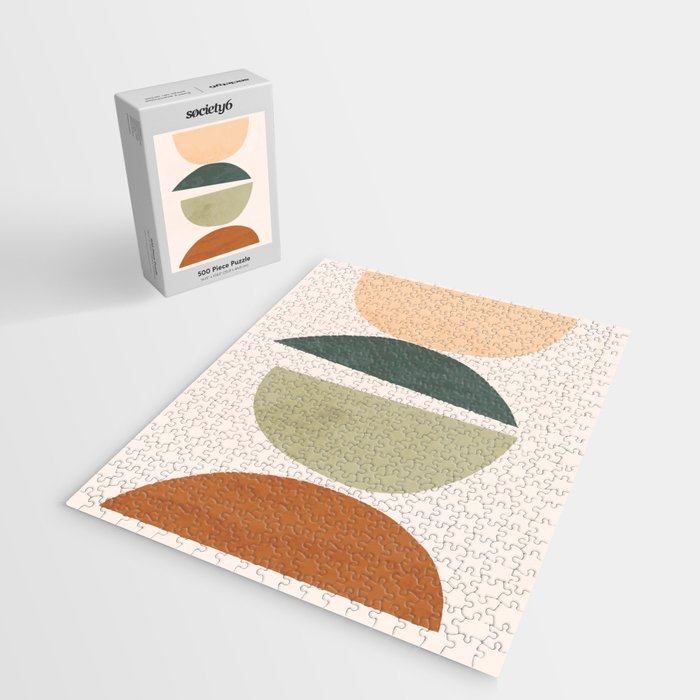 Minimal Abstract Shapes 15 Jigsaw Puzzle Gallery Image 2