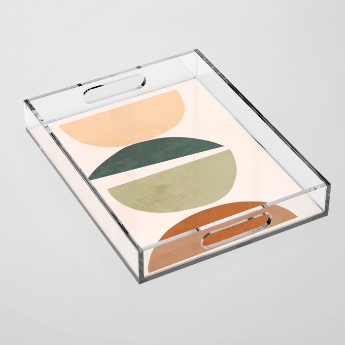 Minimal Abstract Shapes 15 Acrylic Tray Gallery Image 1