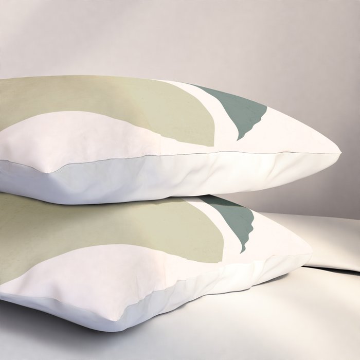 Minimal Abstract Shapes 15 Pillow Sham Gallery Image 3