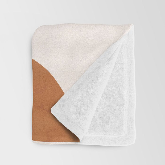 Minimal Abstract Shapes 15 Throw Blanket Gallery Image 3